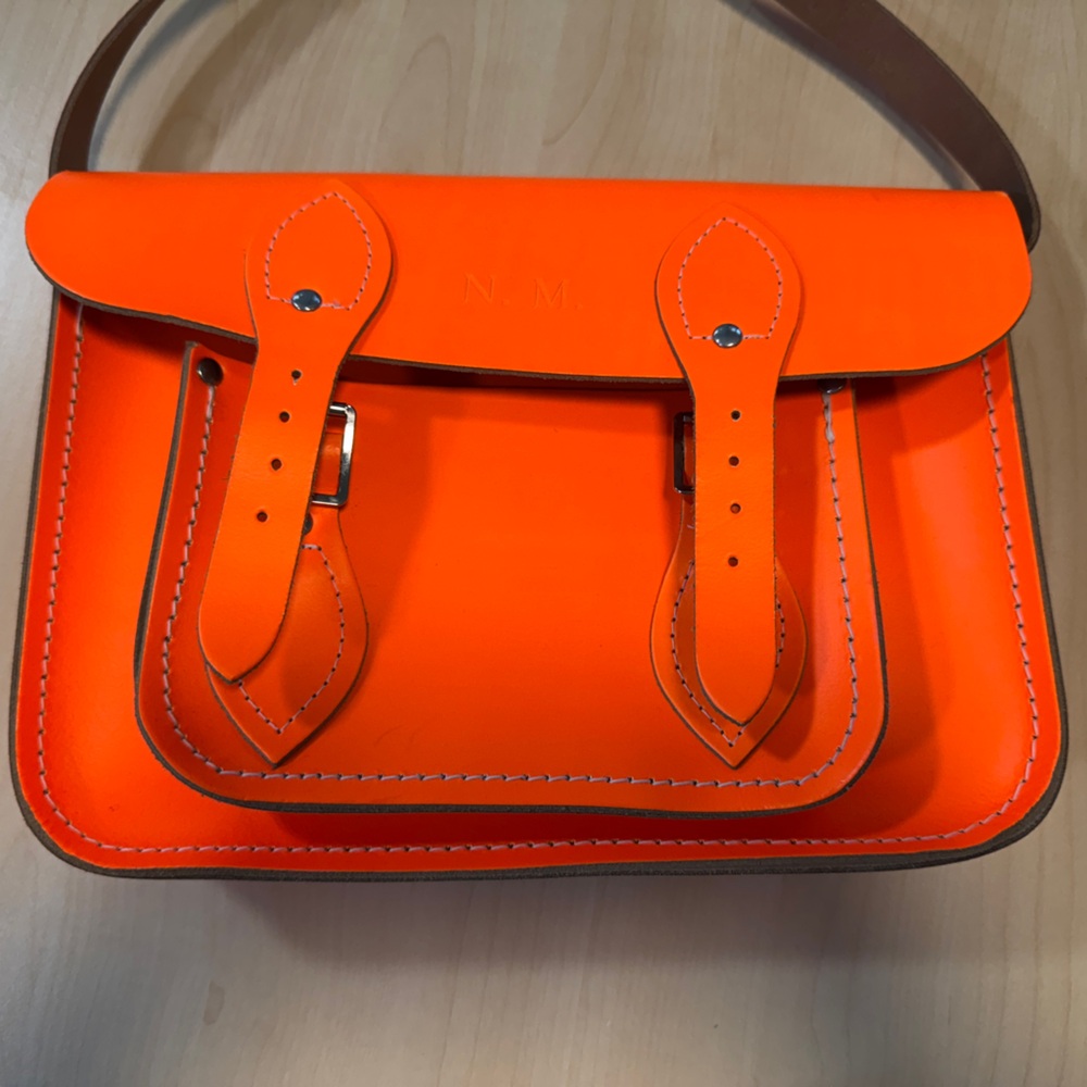 Cambridge Satchel - Monogrammed - N.M.